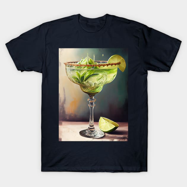 Margarita Cocktail T-Shirt by ABART BY ALEXST 